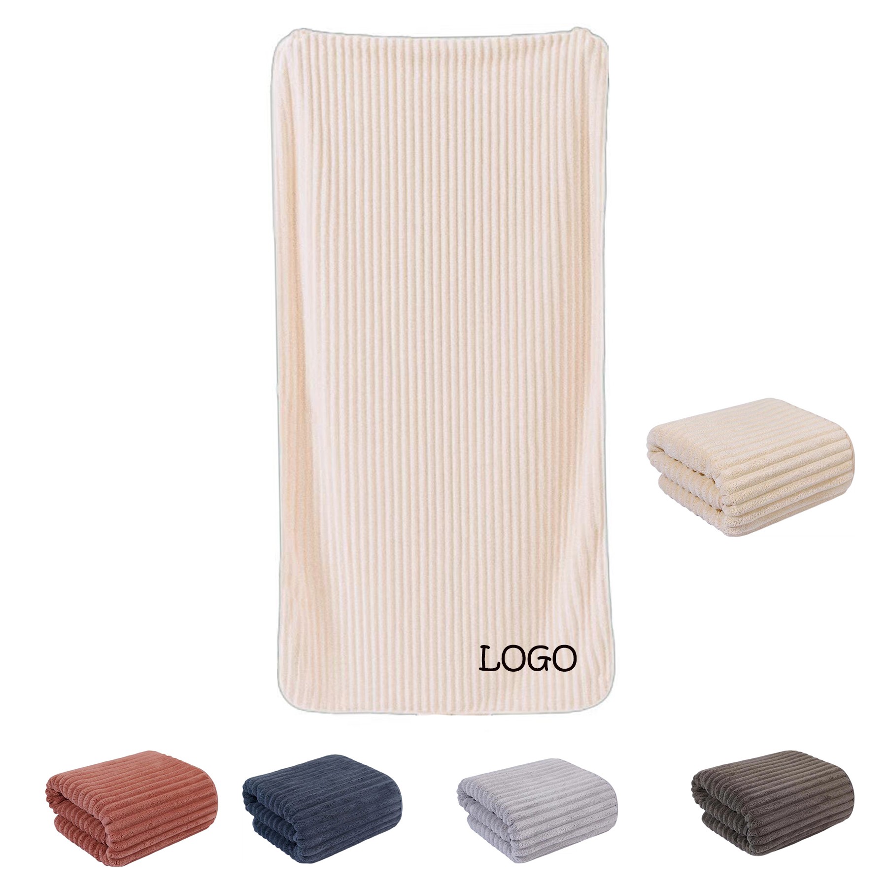 Coral Fleece Bath Towel