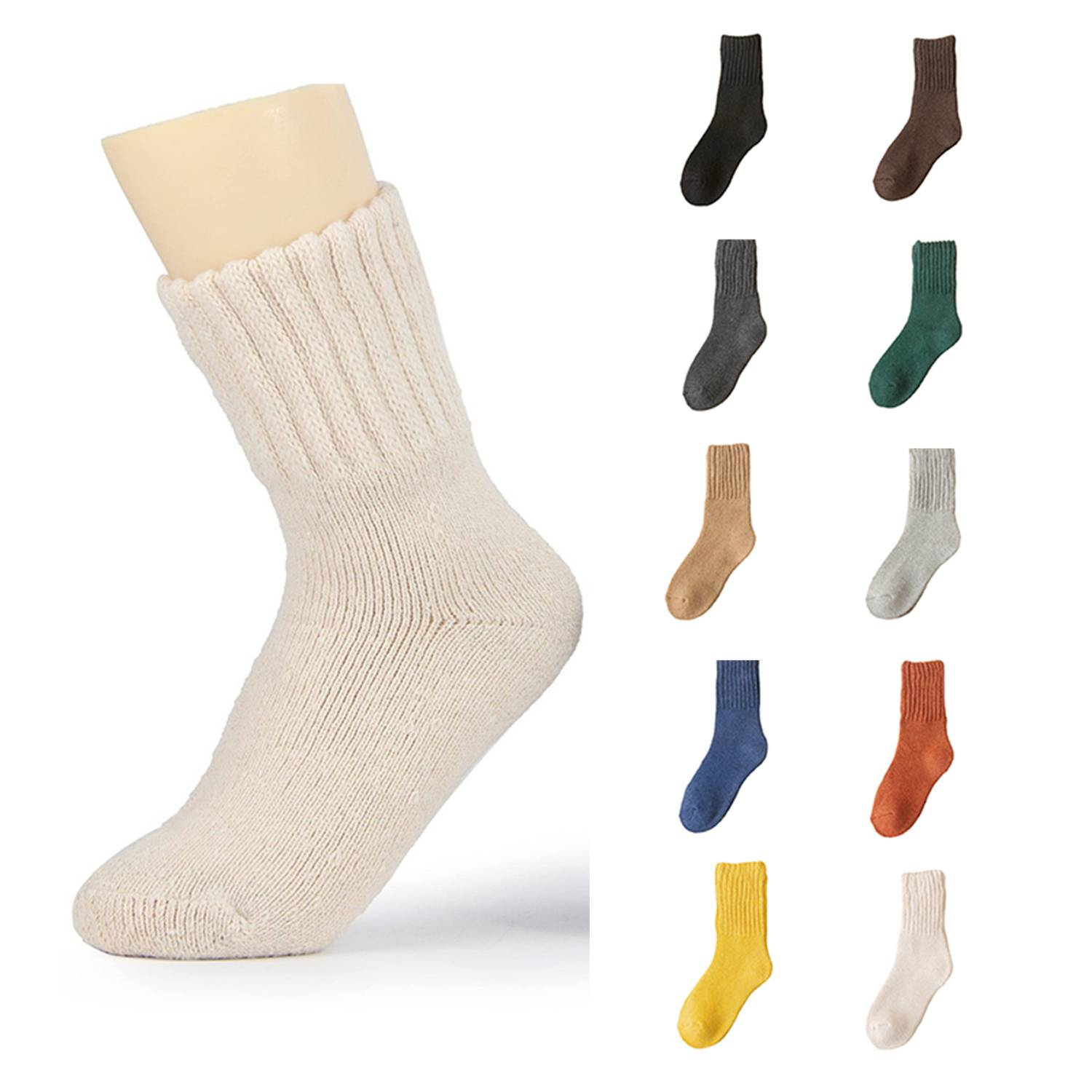 Unisex Winter Thick Polyester Sock 9