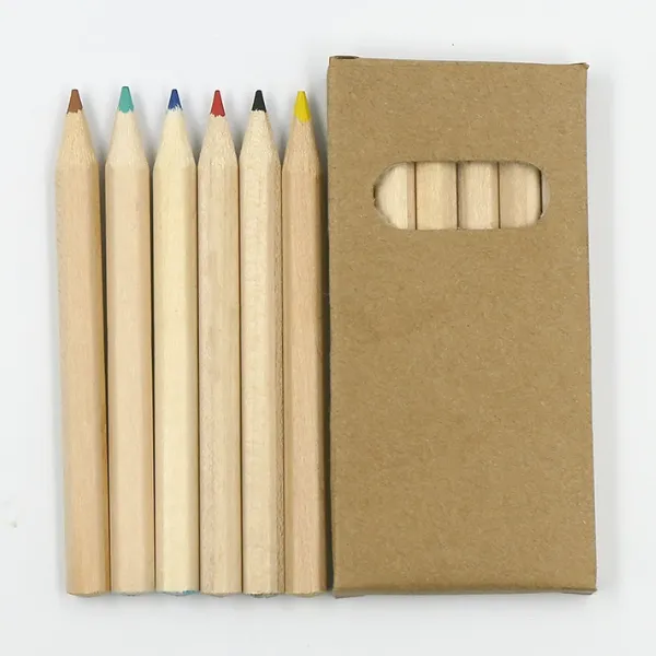 Colored Pencils, 6-Pack, Kraft Paper Packaging 2