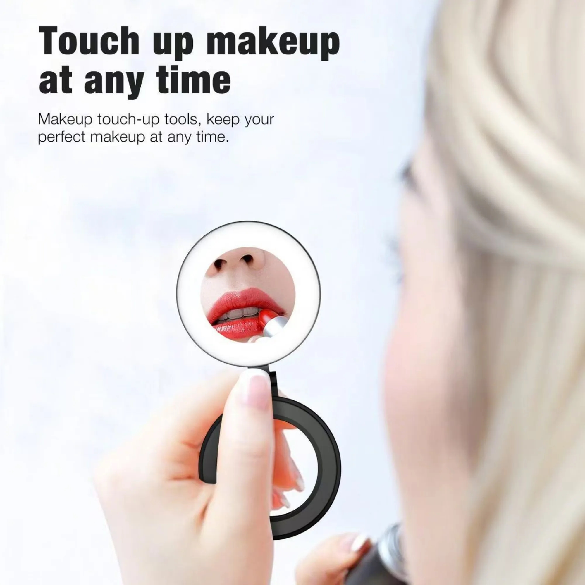 LED Mini Magnetic Fill-Light Makeup Mirror 2