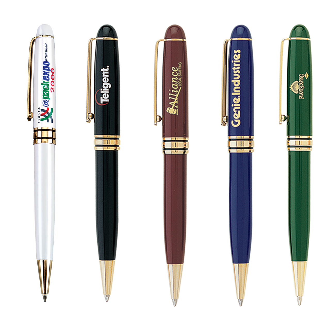 Danish-I Luxury Ballpoint Pen with Gold Accents 1