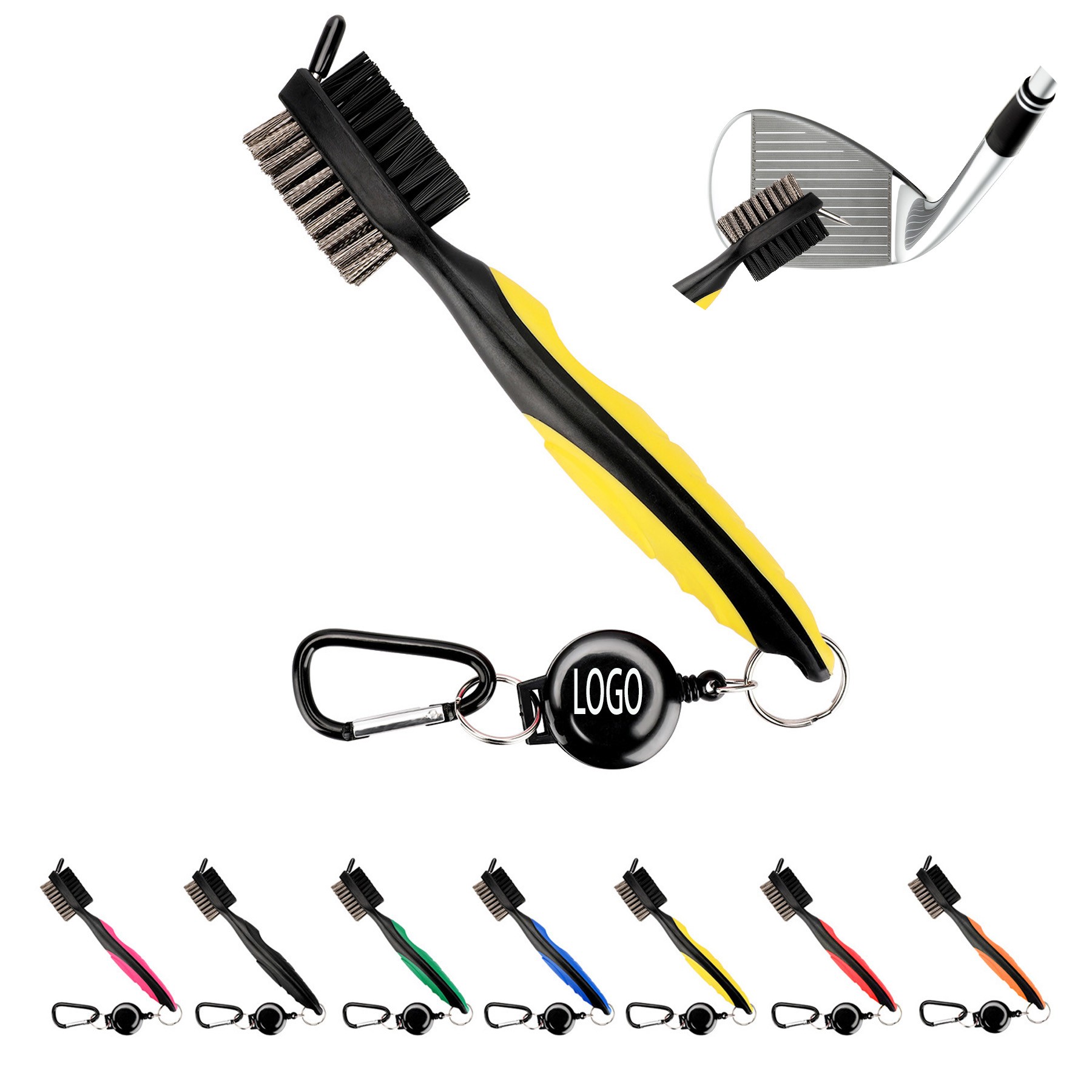 Multifunctional Golf Club Brush
