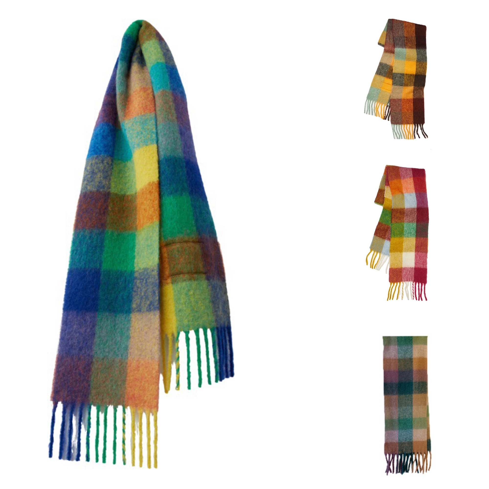 Cashmere warm scarf 1