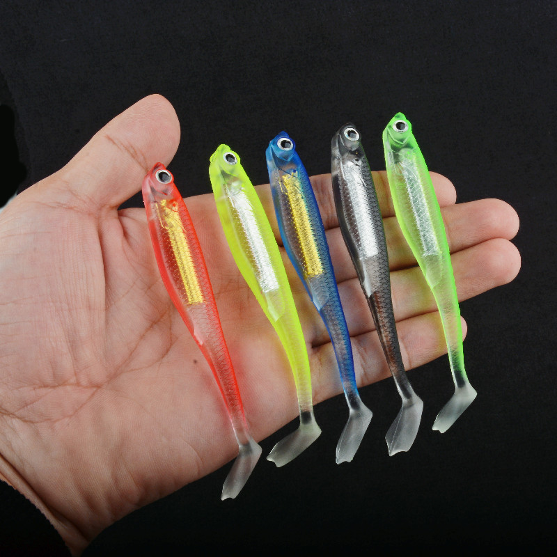 Fish Paddle Tail Swim baits Soft Fishing Lures for Bass Fishing 2