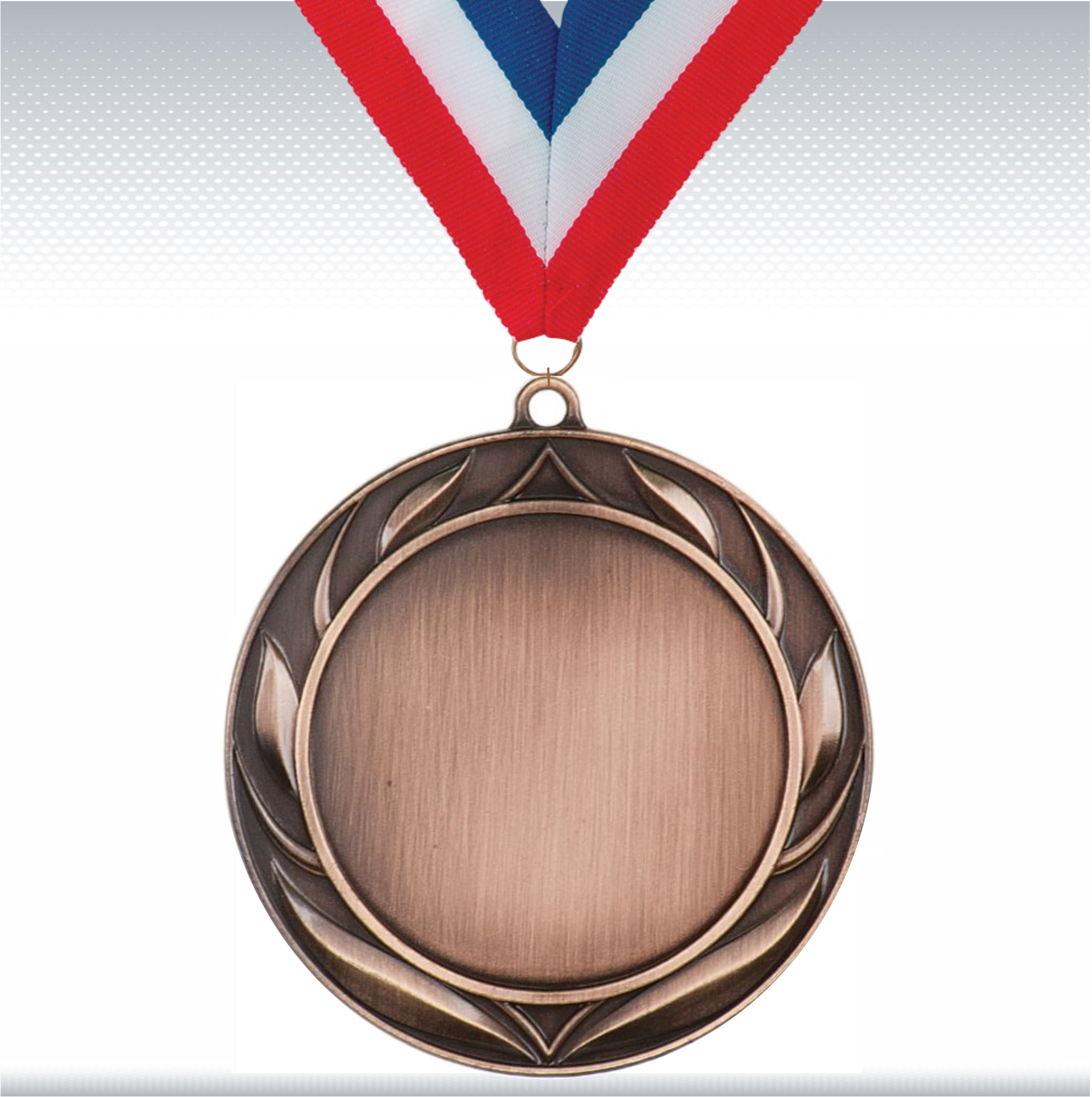 2 3/4" Wreath Medal w/2" Insert 2