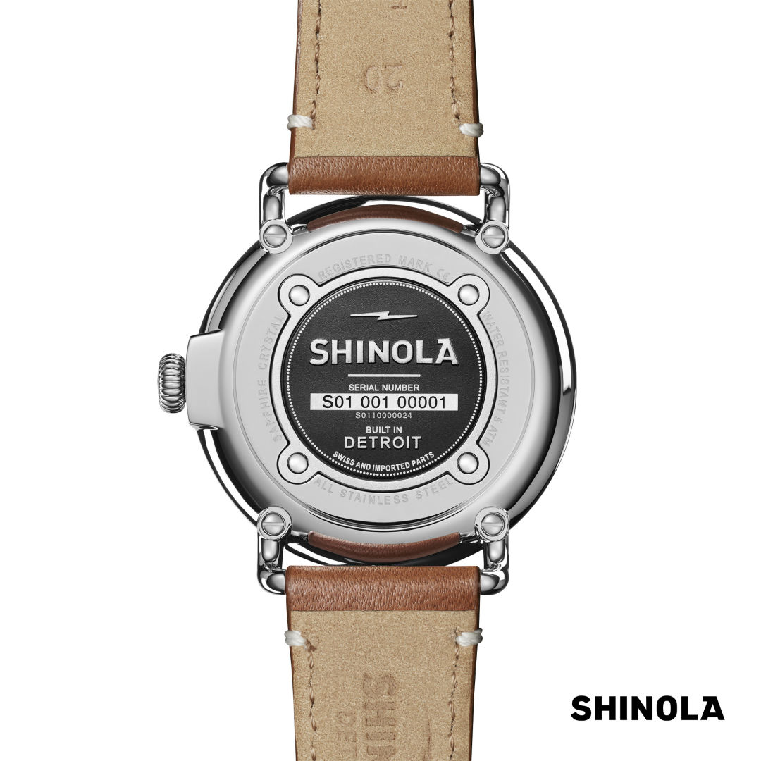 Shinola® Runwell Watch - Slate Blue/Tan 7
