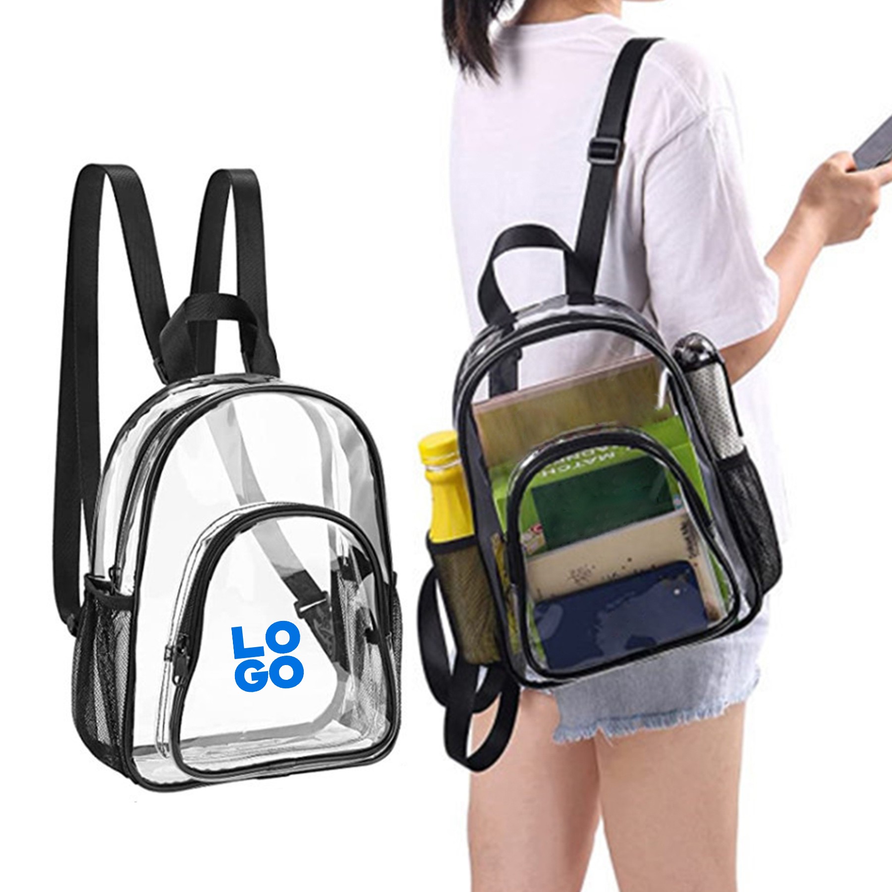 Clear Messenger Bag 1