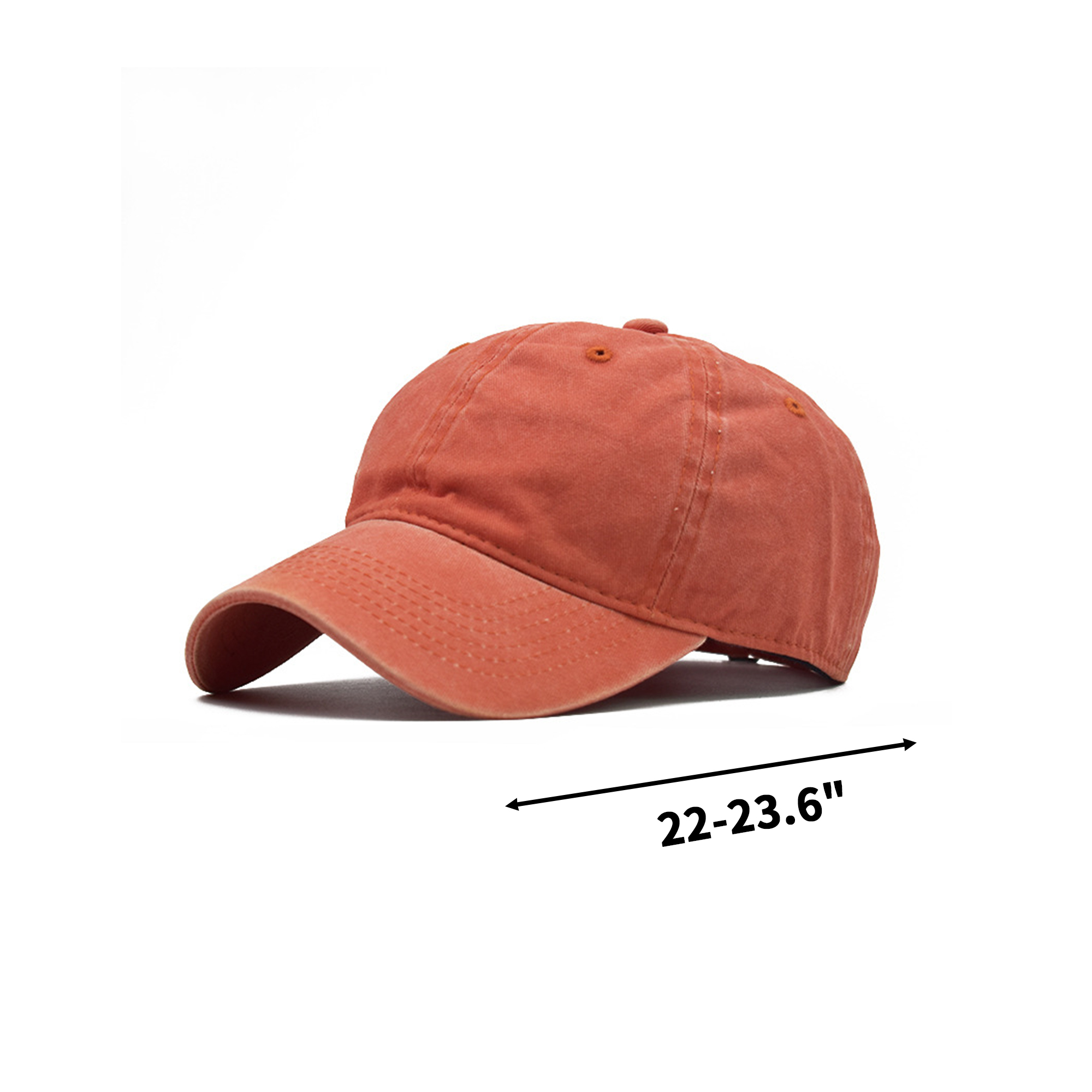 Cotton Vintage Washed Adjustable Buckle Hat 10