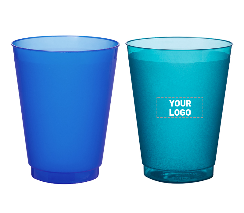 Frosted Reusable Plastic Cup, 16 oz. 3