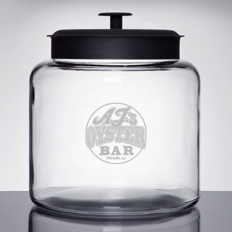 Anchor Hocking 88904 1 1/2 Gallon Glass Montana Jar with Metal Lid 4