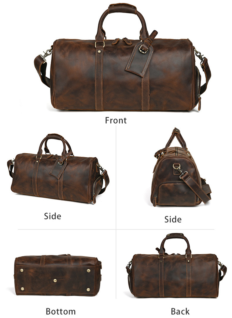 Mens Duffle Retro Carry on Handbag 2