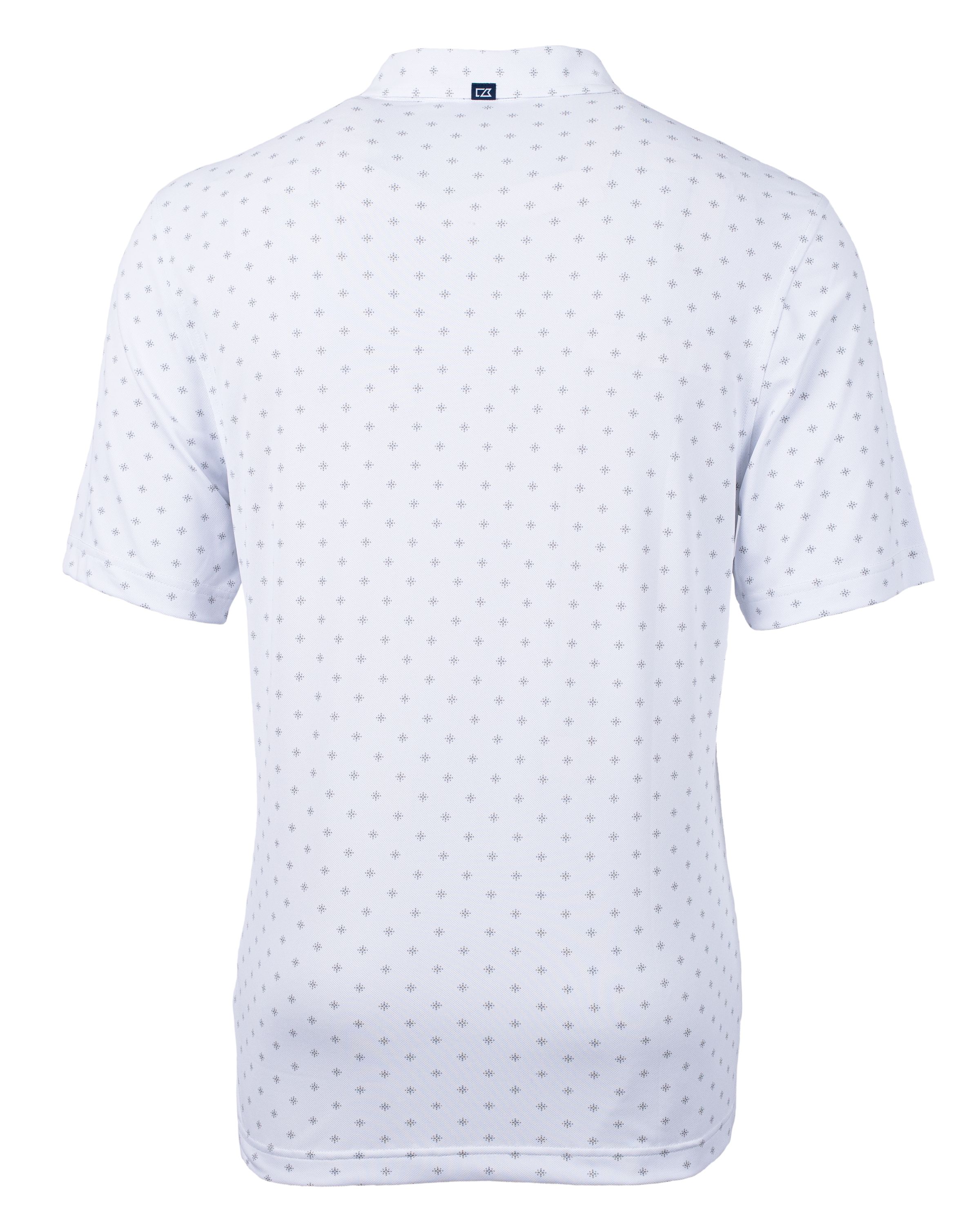 Cutter & Buck Virtue Recycled Tile Print Featherlight Pique Mens Big & Tall Polo Big & Tall 27