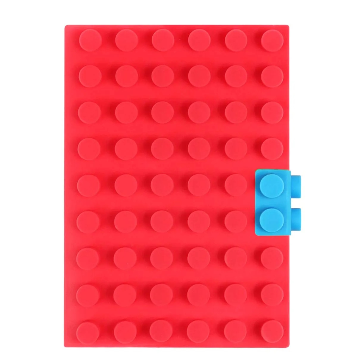 Custom Creative Building Block Silicone Student Notebook 1