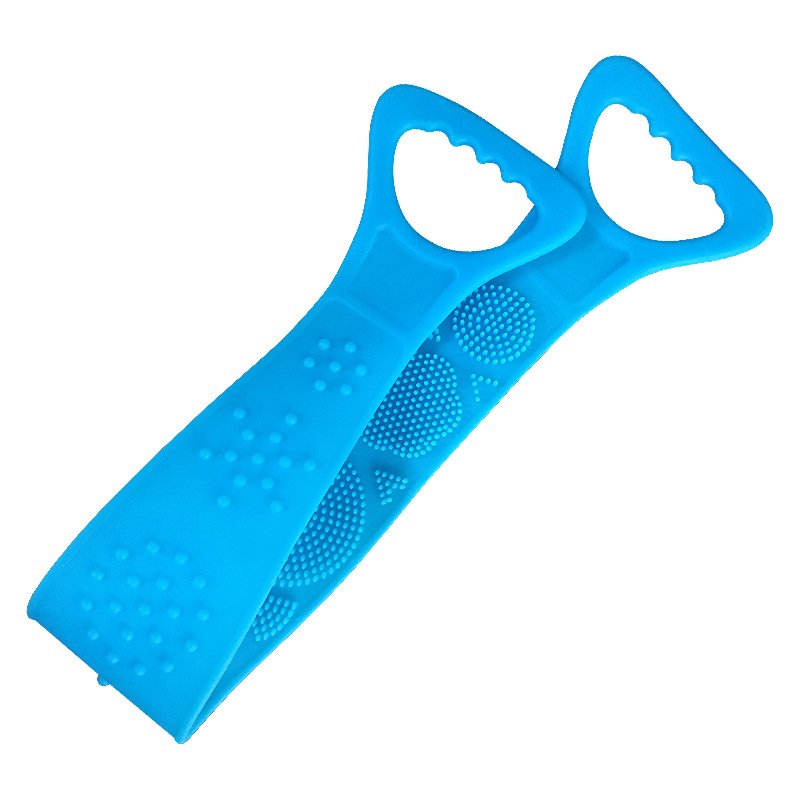 Massage Back Artifact Silicone Pull Back Strip Bath Towel 4