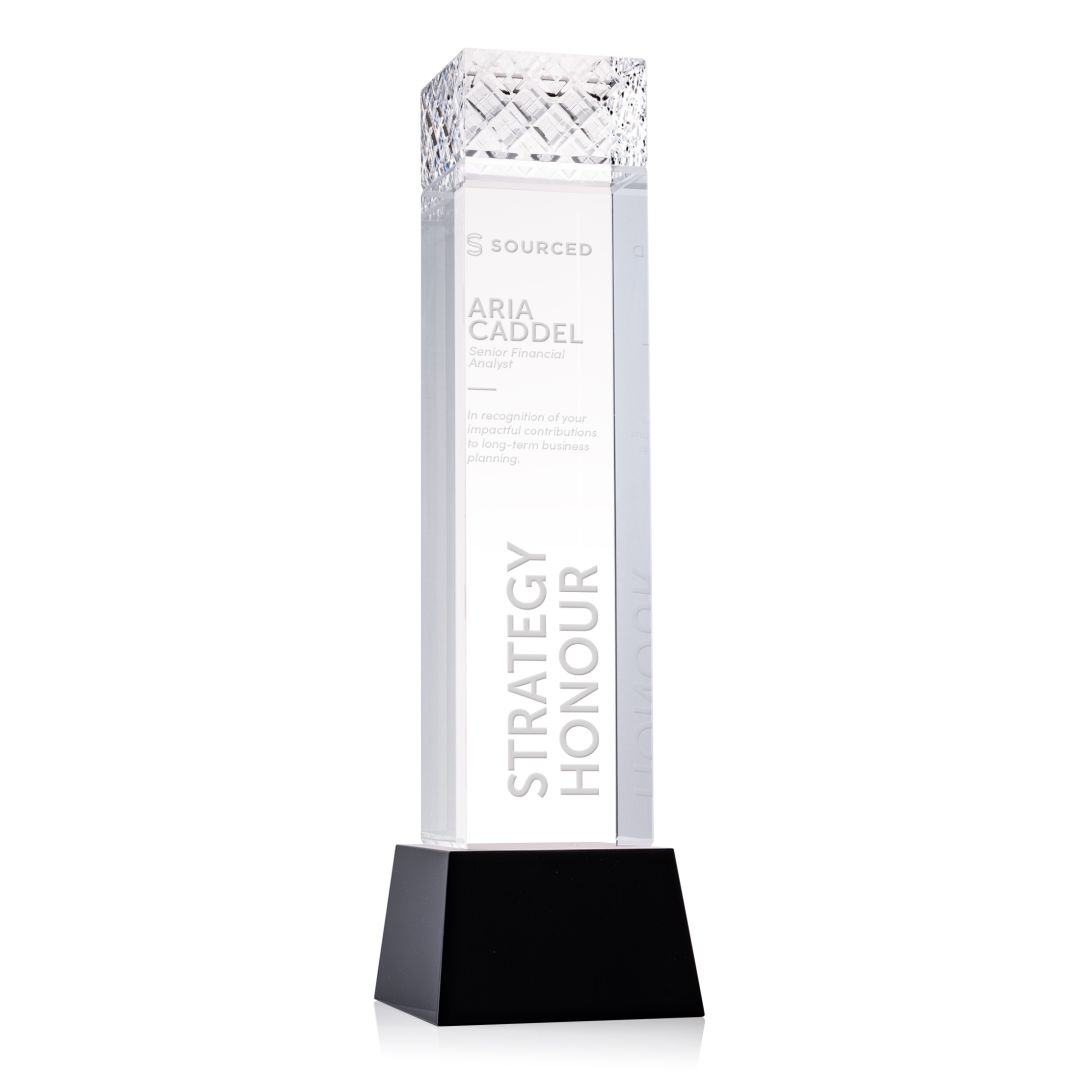 Velson Award on Base - Black