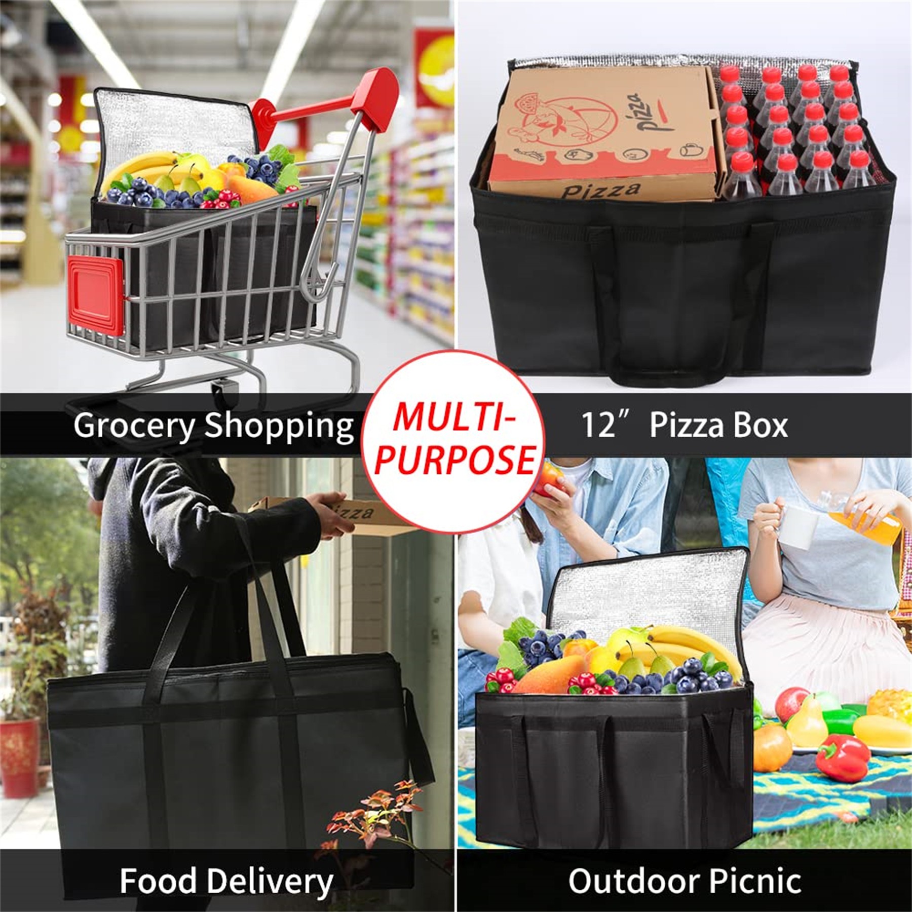 Large Capacity Insulated Cooler Bag 3
