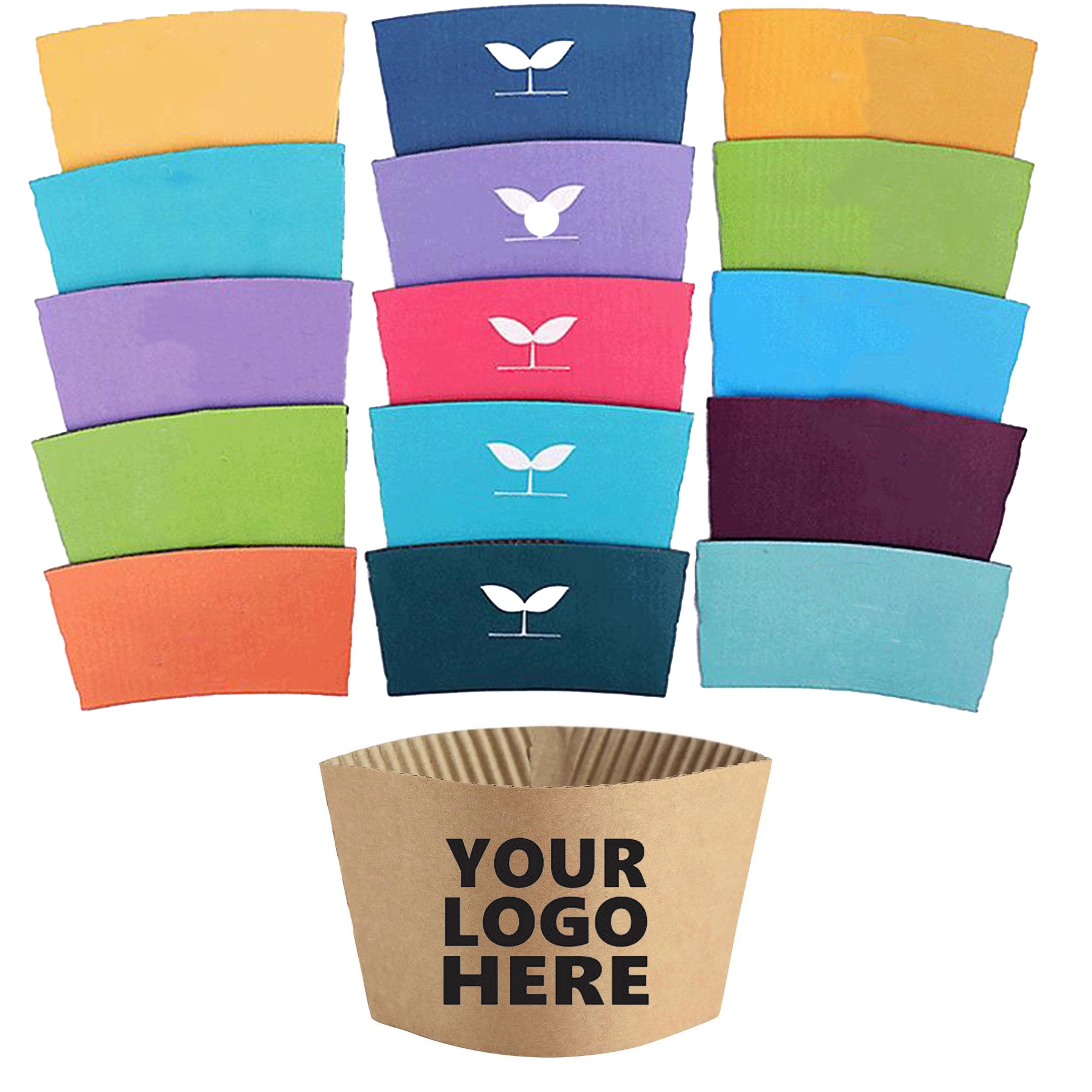 Kraft Paper Coffee Cup Cover 3