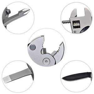 Adjustable Wrench Pliers Multi Tool With Integrated Screwdrivers 24