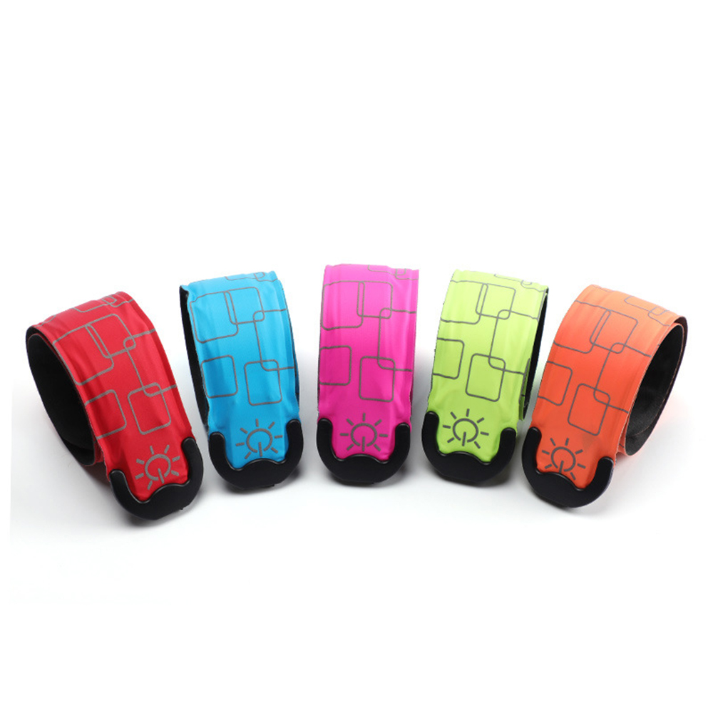 USB hot-pressed Outdoor Night Running Luminous Arm Snap Ring 4
