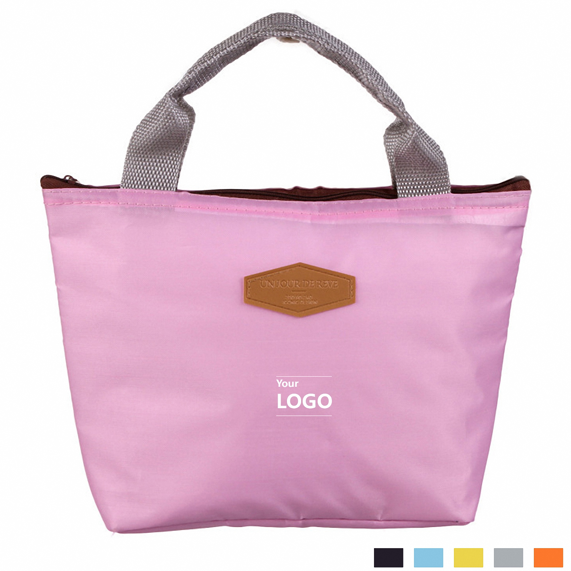 Foldable Color-Block Picnic Tote 5