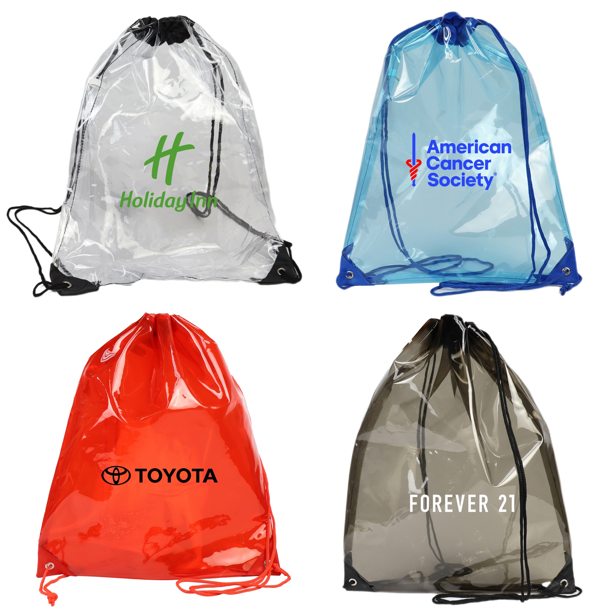 Clear Drawstring Backpack 1