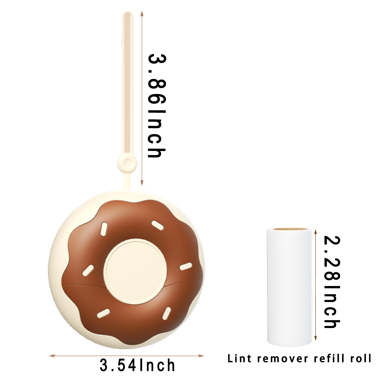 Mini Portable Donuts Lint Roller 6