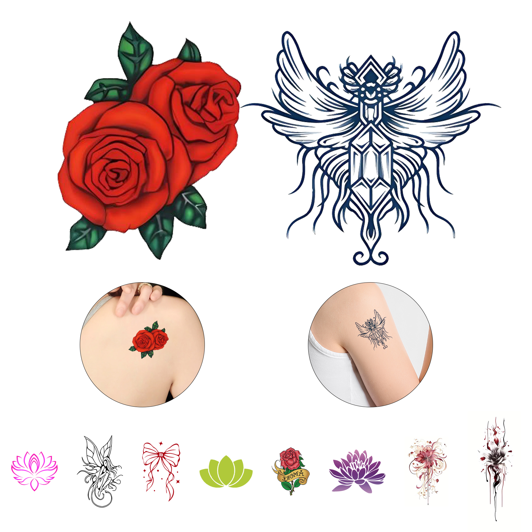 Customizable Temporary Tattoo For Festival Dress-Up 3