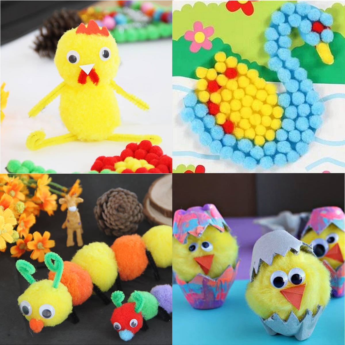 Soft and Fluffy Craft Pom Pom Balls ( 500 pieces ) 5