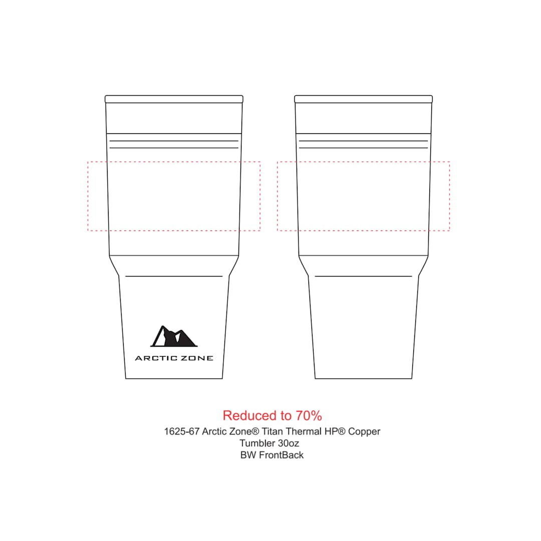 Arctic Zone® Titan Thermal HP® Copper Tumbler 30oz 74