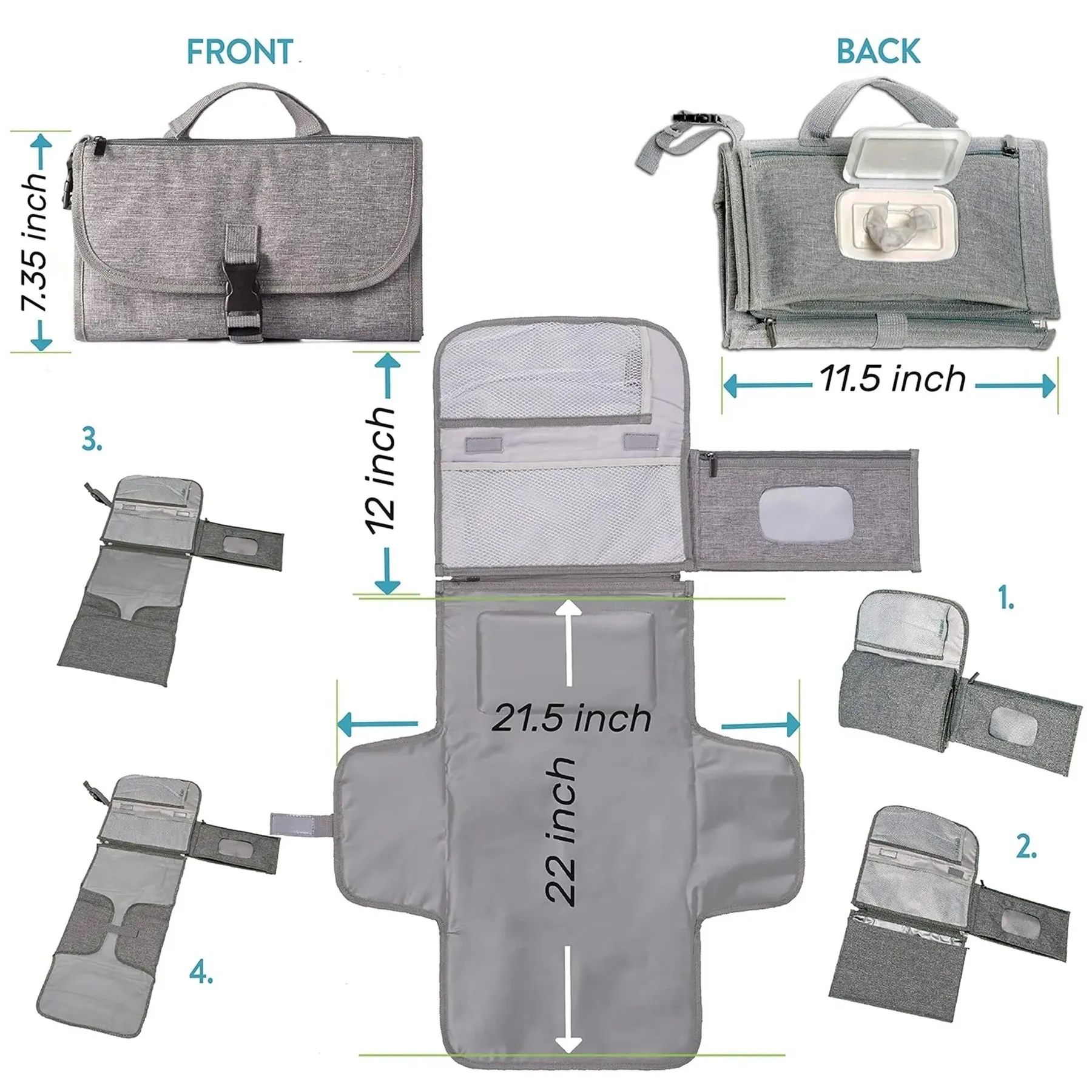 Waterproof Baby Changing Pad 3