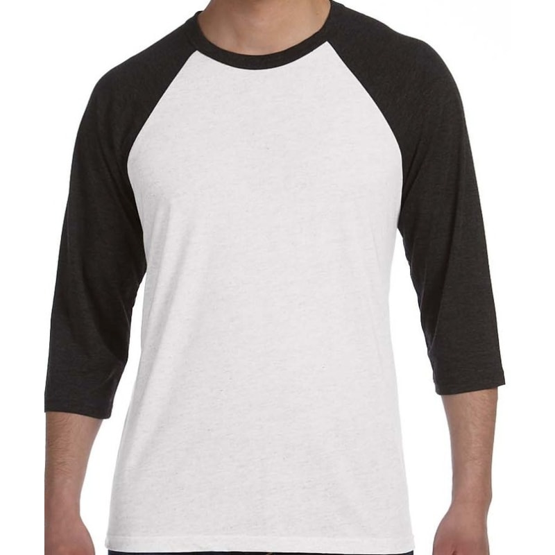 Bella Unisex 3/4-Sleeve Baseball T-Shirt 9