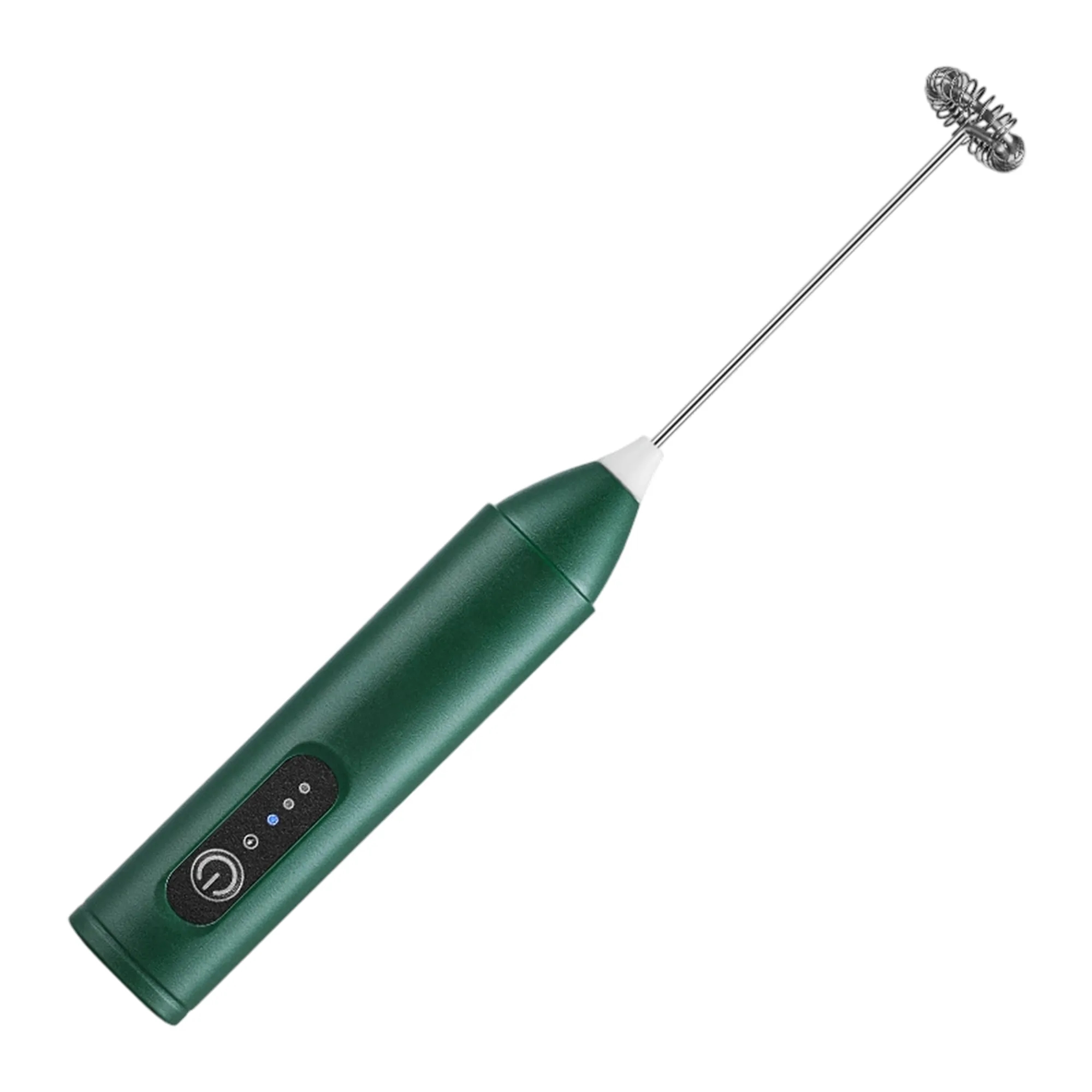 Wireless Electric Milk Frother with Dual-Spring Whisk 4