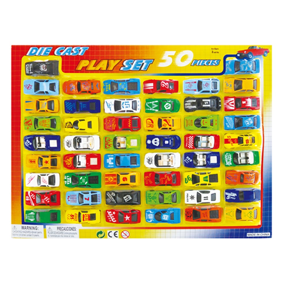 Diecast Car Toy Sets - 50 Pieces