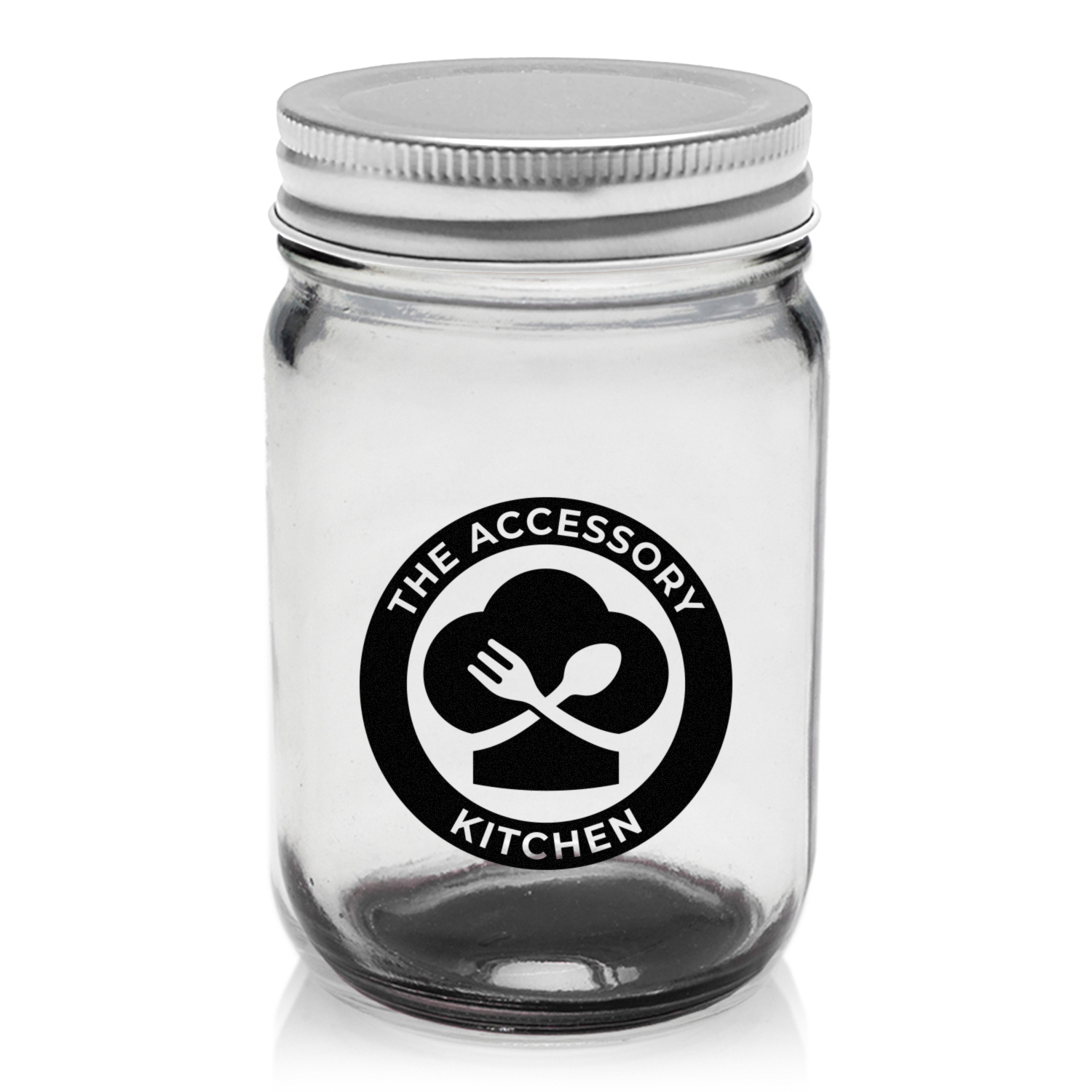 12 oz. Mason Jar Storage Container (1 Color Imprint) 3