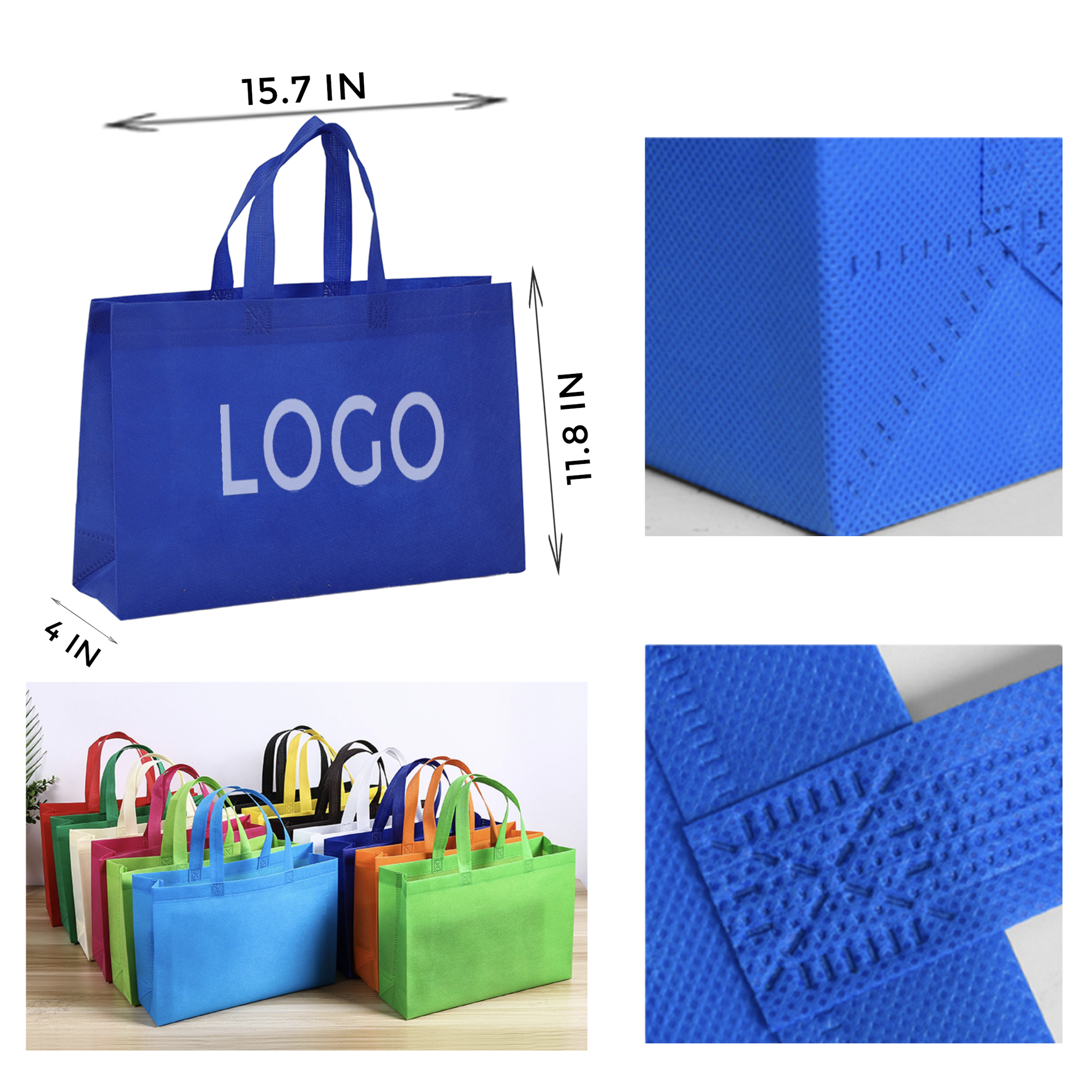 MOQ 10 PCS Multi - Functional Horizontal Non - Woven Bag 2