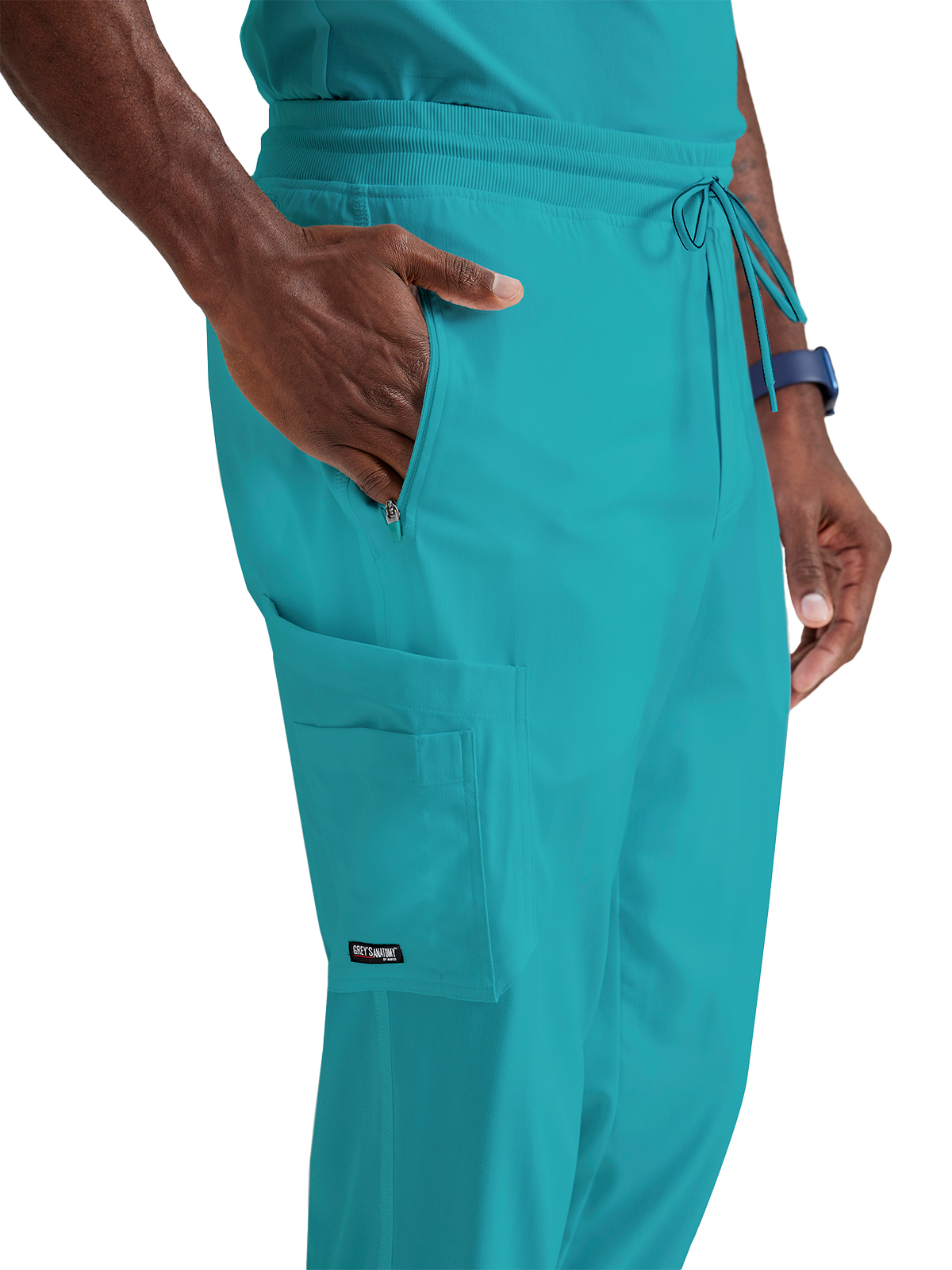 Grey's Anatomy Spandex Stretch - Men's Five-Pocket Murphy Jogger Scrub Pant 36