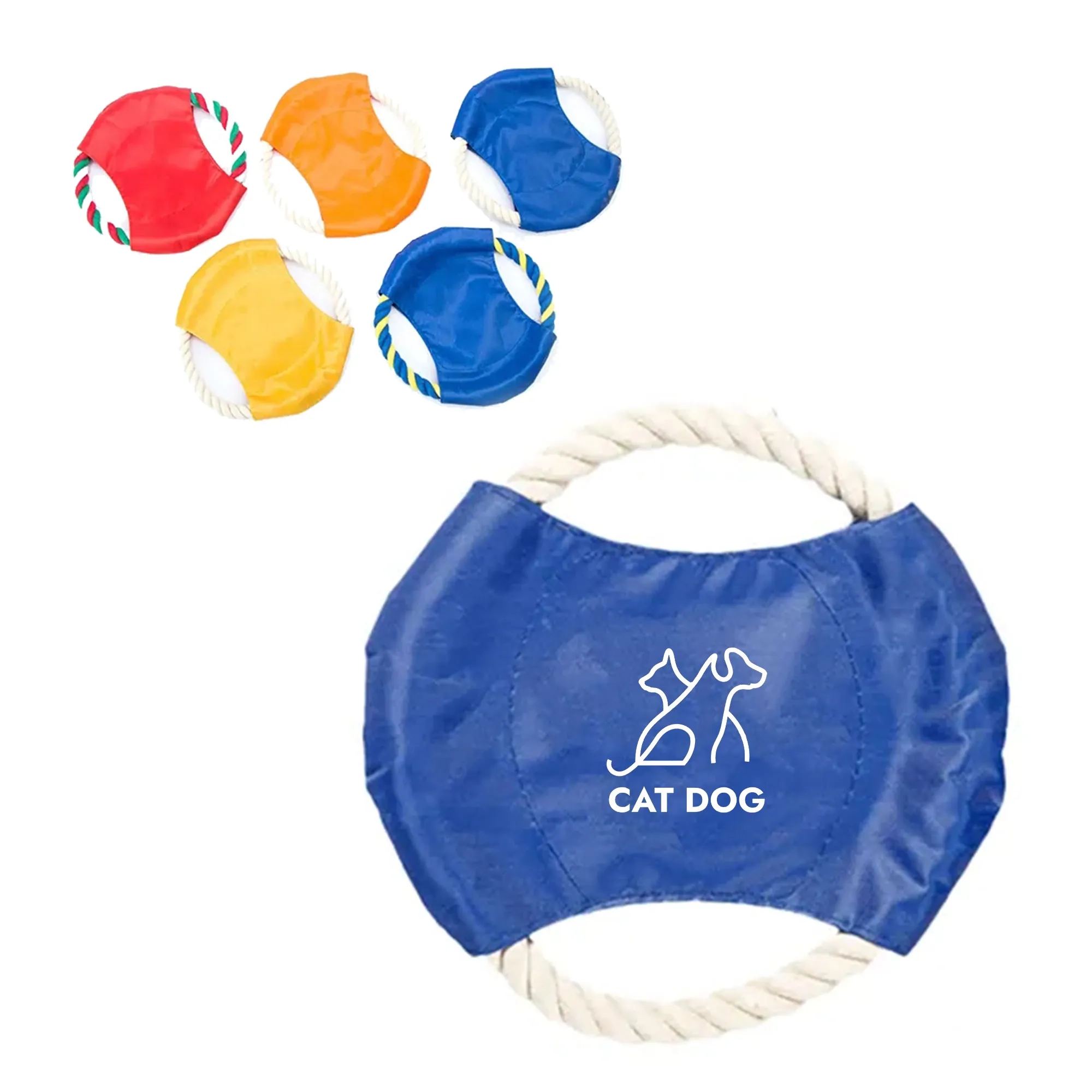 Dog Flying Disc Toy Rope Training 2