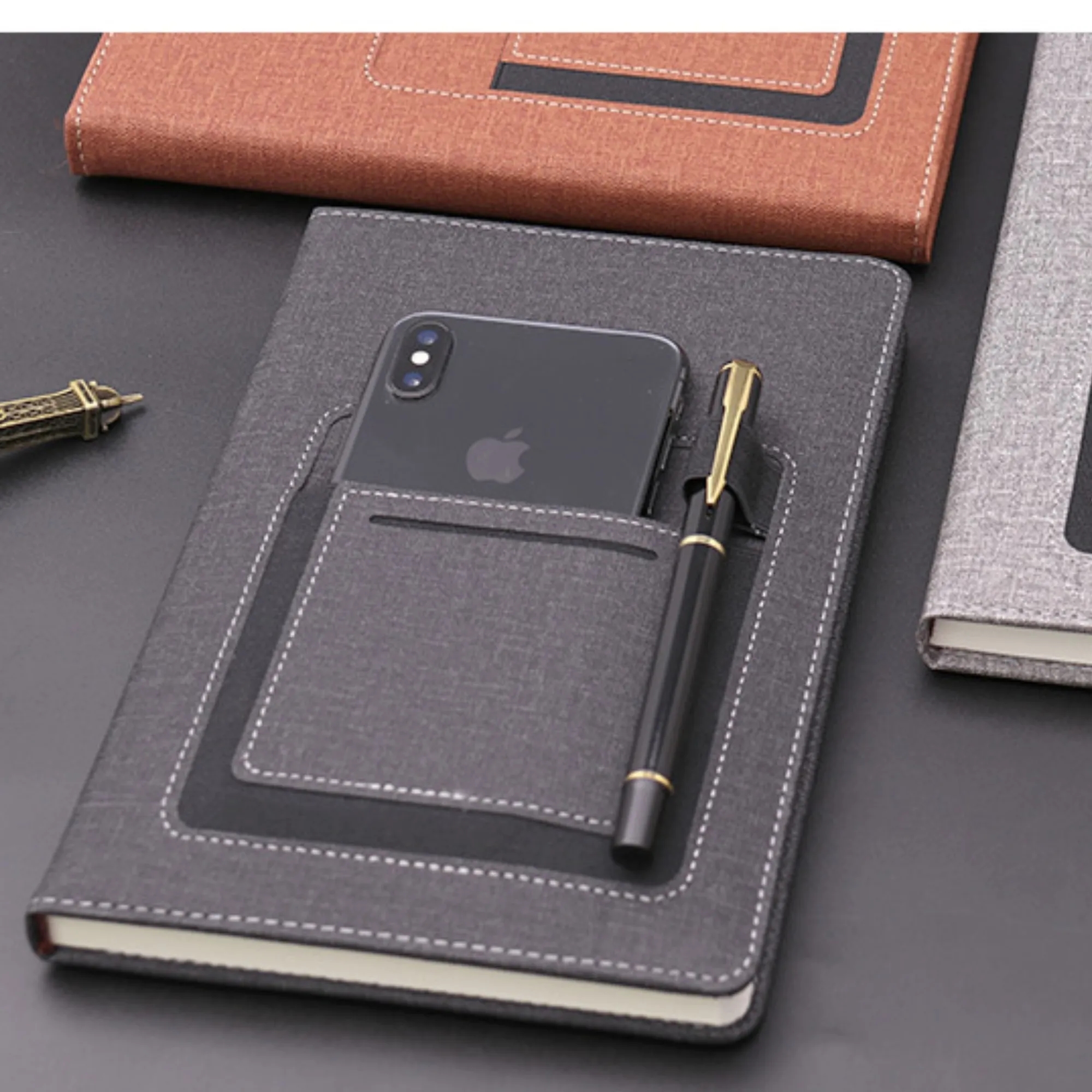 Premium A5 Notebook Journal And Metal Pen Set Gift Box 1