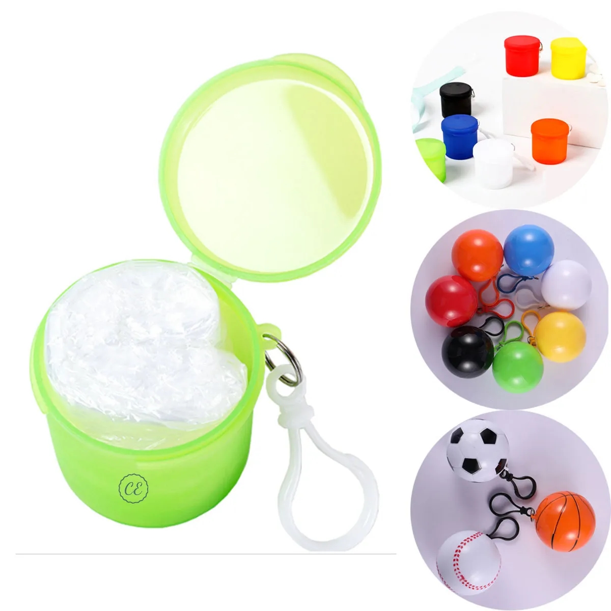 Rain Poncho Portable Disposable Emergency Raincoats 3
