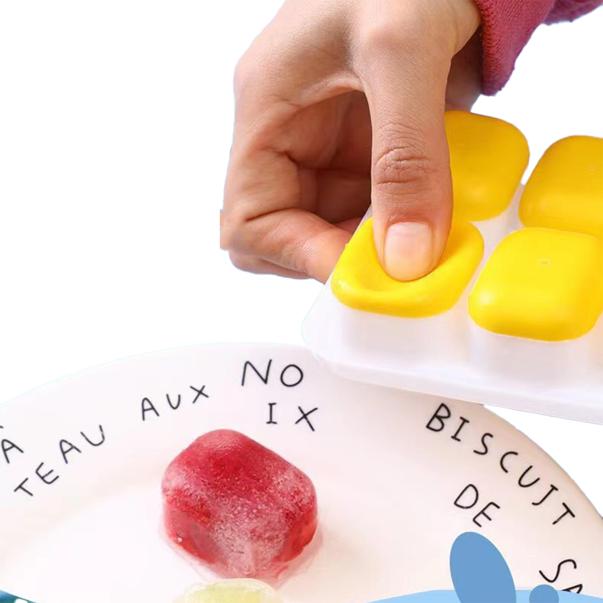 MOQ100 14-Cavity Silicone Ice Cube Tray Mold 6