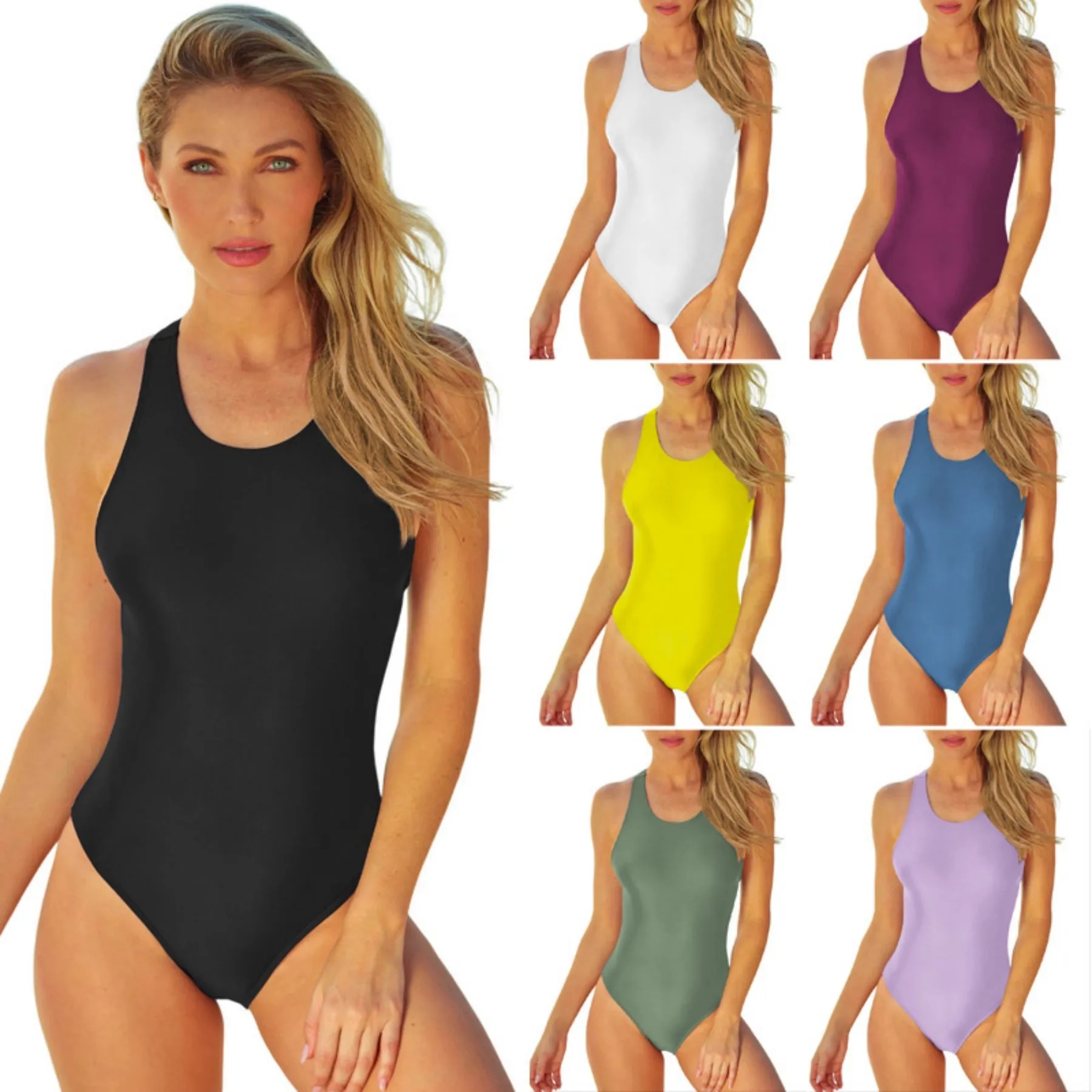 Women's Sexy One-Piece Bathing 9