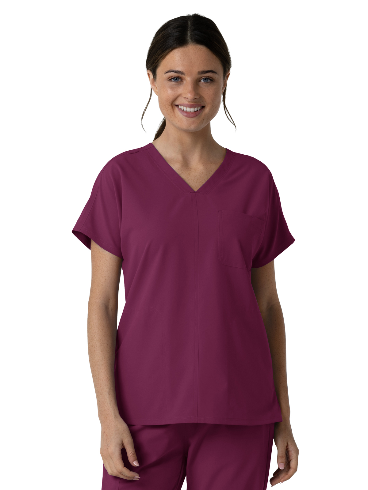 Wink - Nurtur - Women's Three-Pocket Drop Shoulder Tunic Scrub Top 5