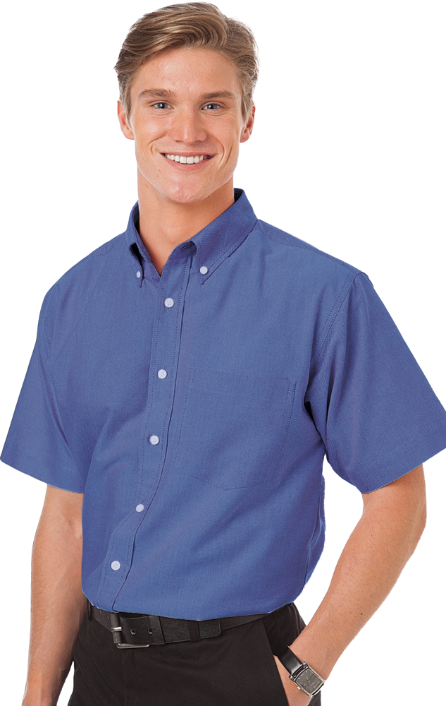 Men's Short-Sleeve Oxford Shirt 6