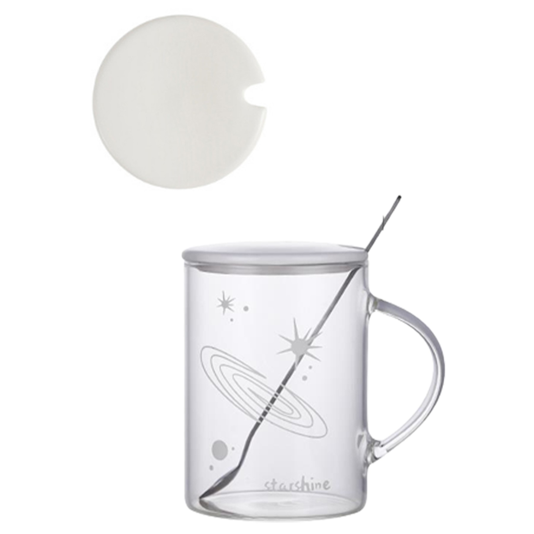 16.9Oz Transparent Glass Luminous Cup 3