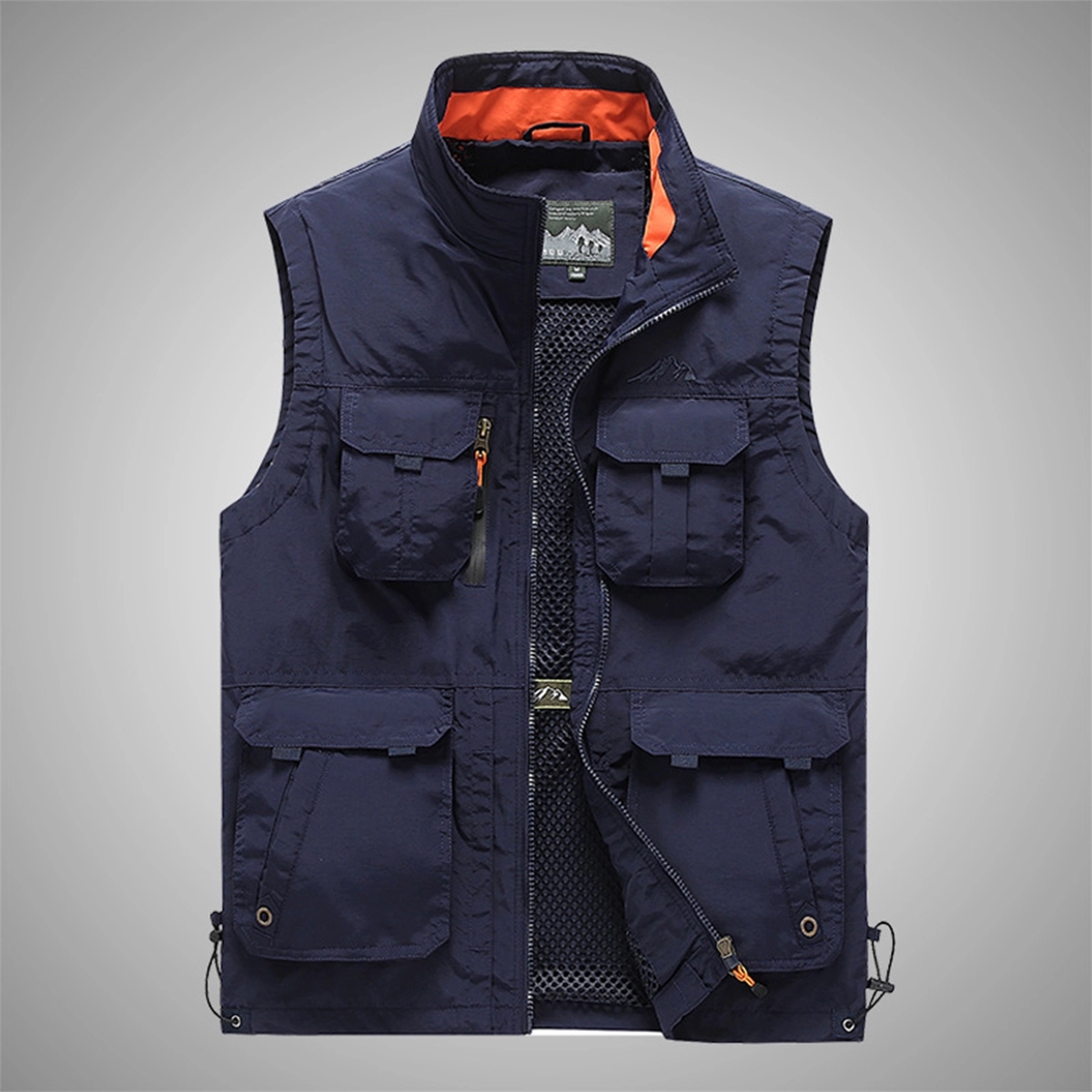 Stand Collar Fishing Outdoor Vest 2