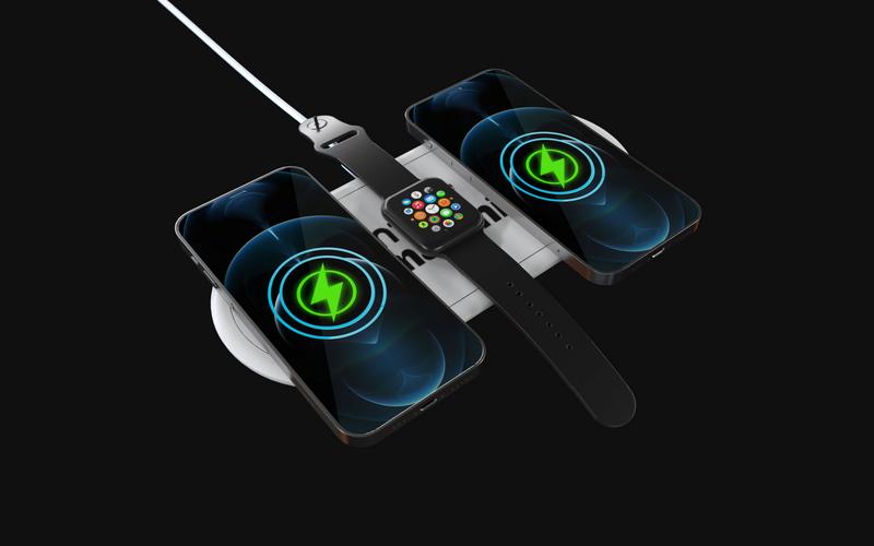 Paragon Imported Trio 15W Wireless Charger 28