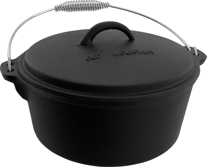 Old Mountain 4.5 Qt Flat Bottom Dutch Oven 10