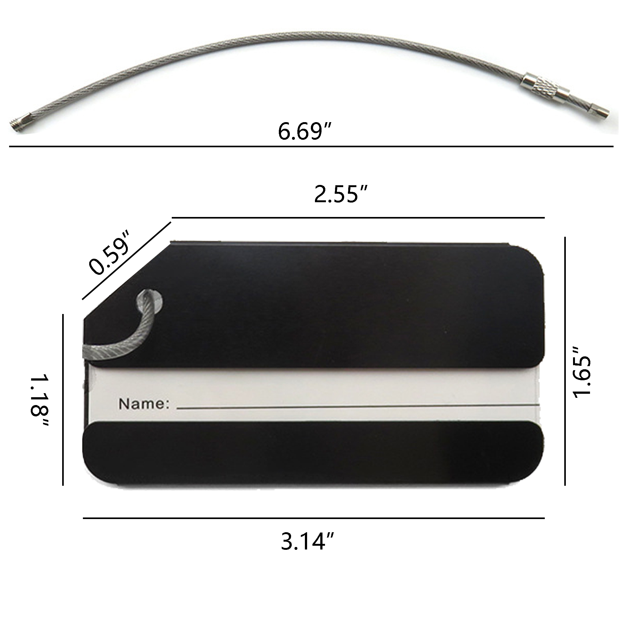 Luggage Tags Aluminum Alloy 13
