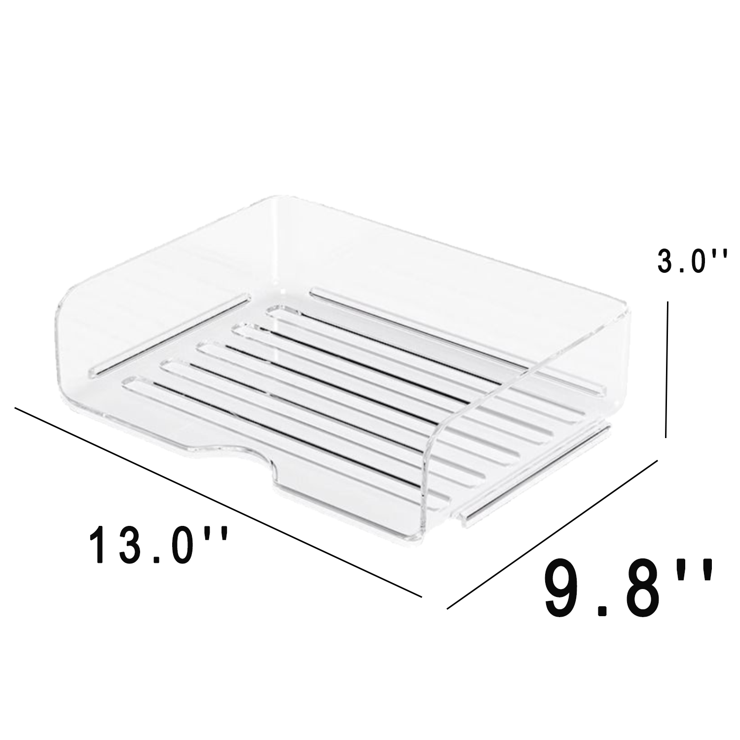 Stackable Clear Acrylic Desktop Organizer 6
