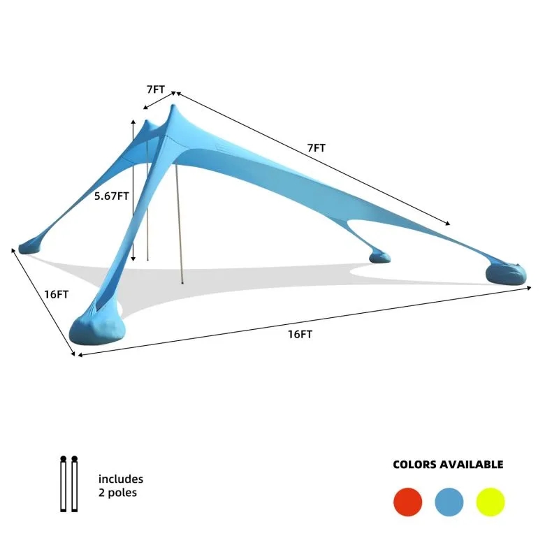 Beach Tent Sun Shade For Camping Trips 17